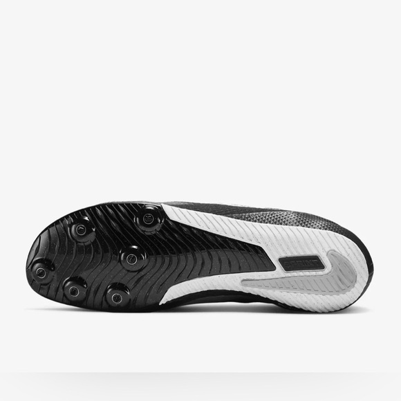 NIKE RIVAL SPRINT TRACK & FIELD SPRINTING SPIKES BLACK & SILVER NEW - Picture 3 of 6